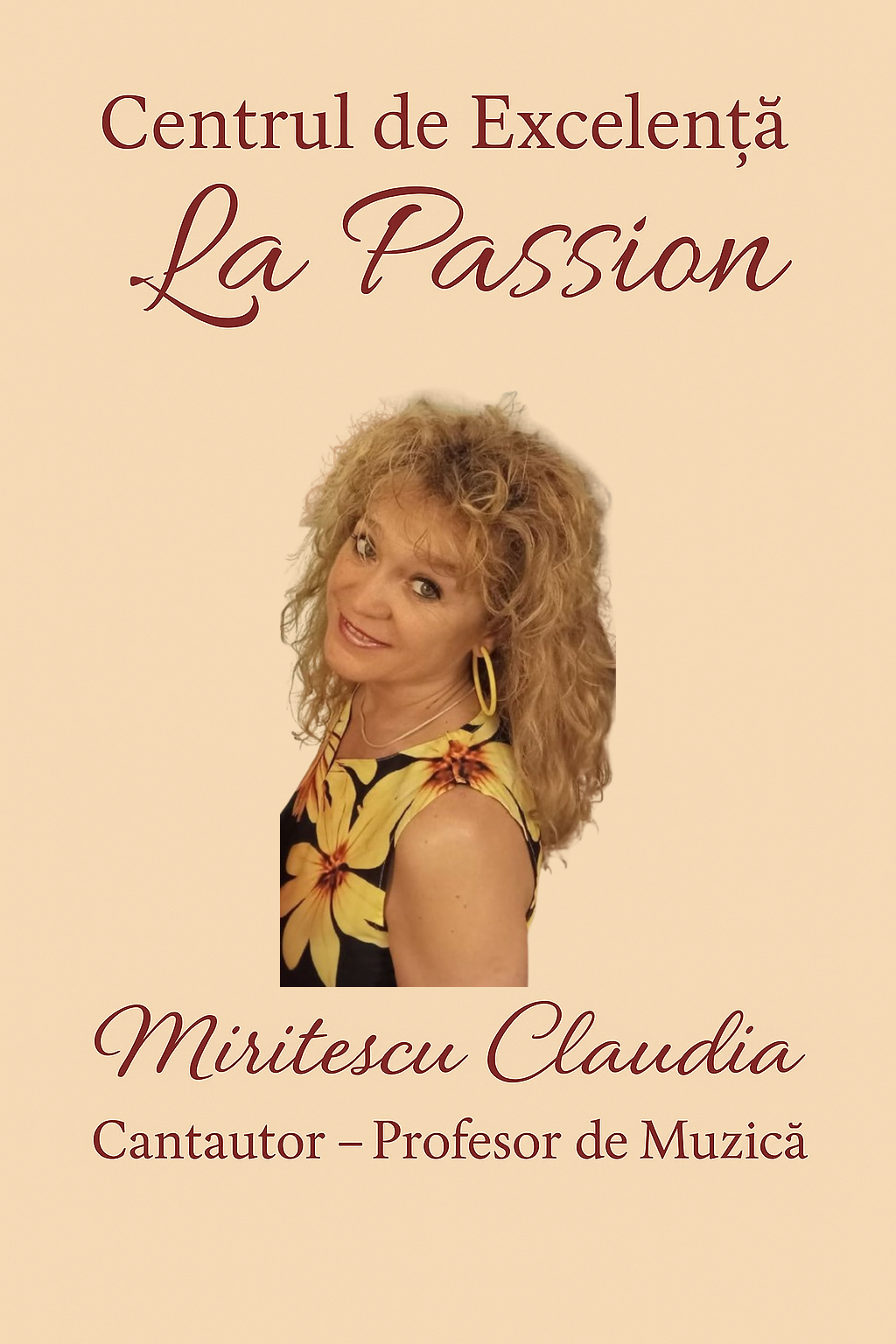 Claudia Miritescu – Cantautor & Profesor de Muzică